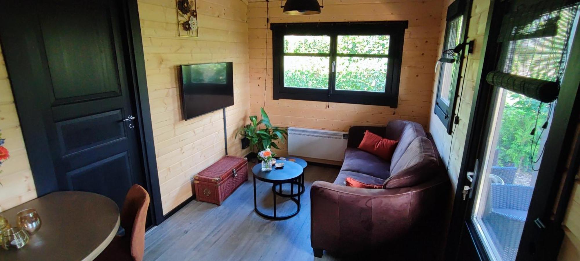 Chalet In Het Groen Met Airco Drachtstercompagnie Εξωτερικό φωτογραφία